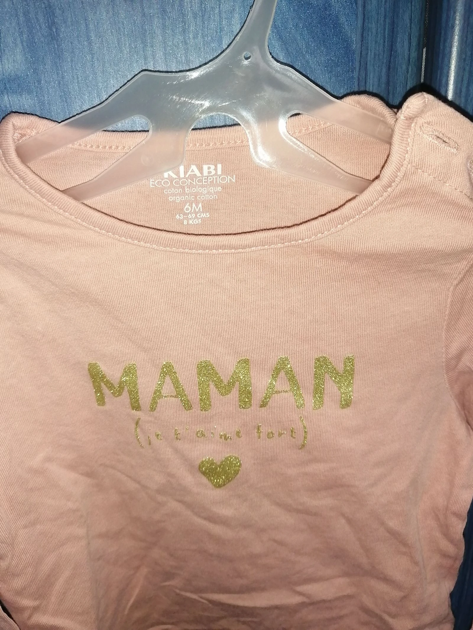 Lot of 3 long-sleeved T-shirts 6 months – photo 8